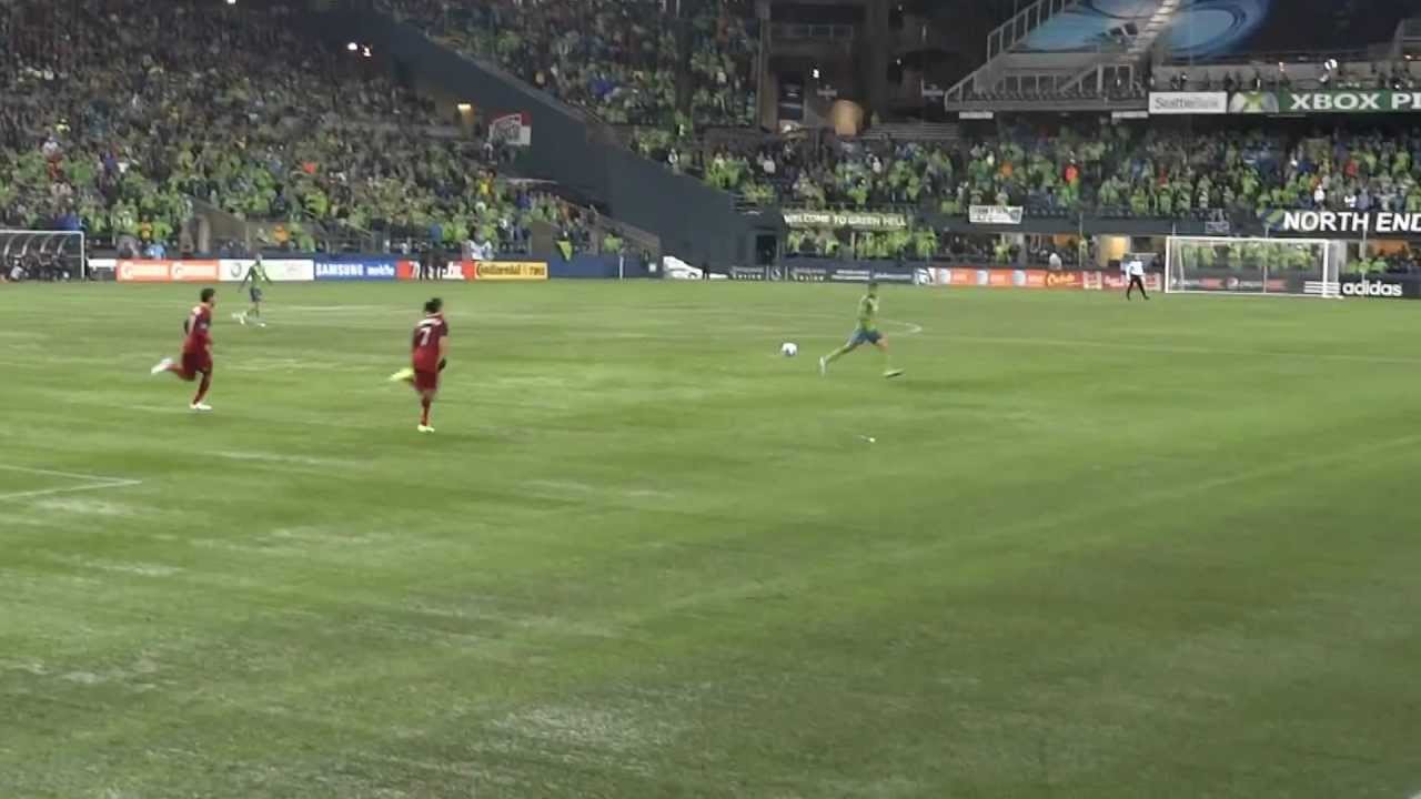 Great Clearance by Tony Beltran vs Sounders in MLS Playoffs