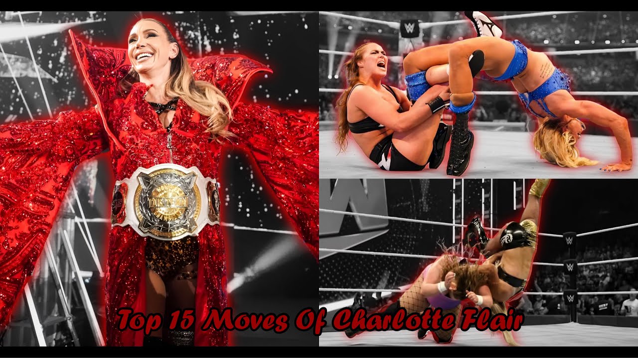 Top 15 Moves Of Charlotte Flair[Untocuhable Boss]