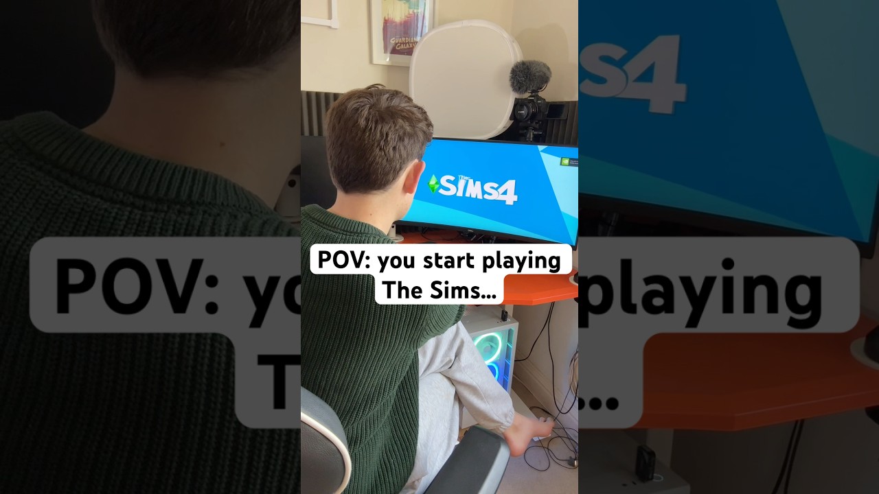 People playing THE SIMS... 😂 | So many hours in Character Creation! #thesims4 #relatable