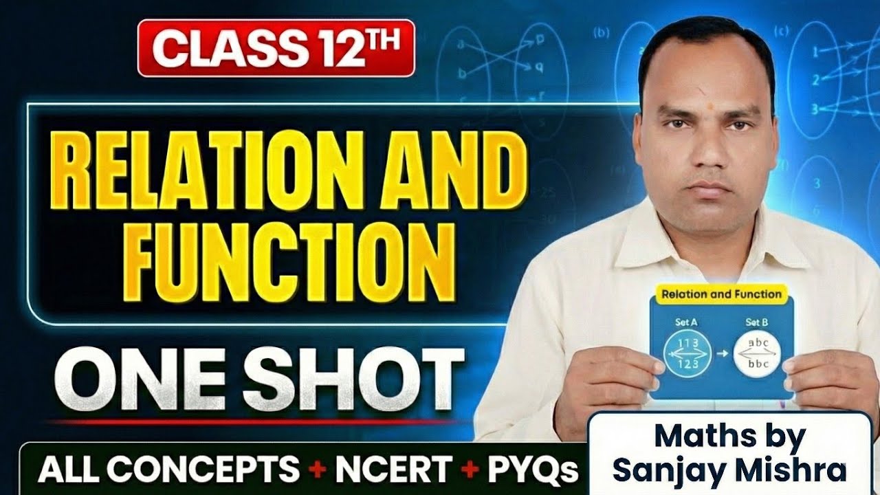 Revision Board exam 2026 Topic Relation and function 