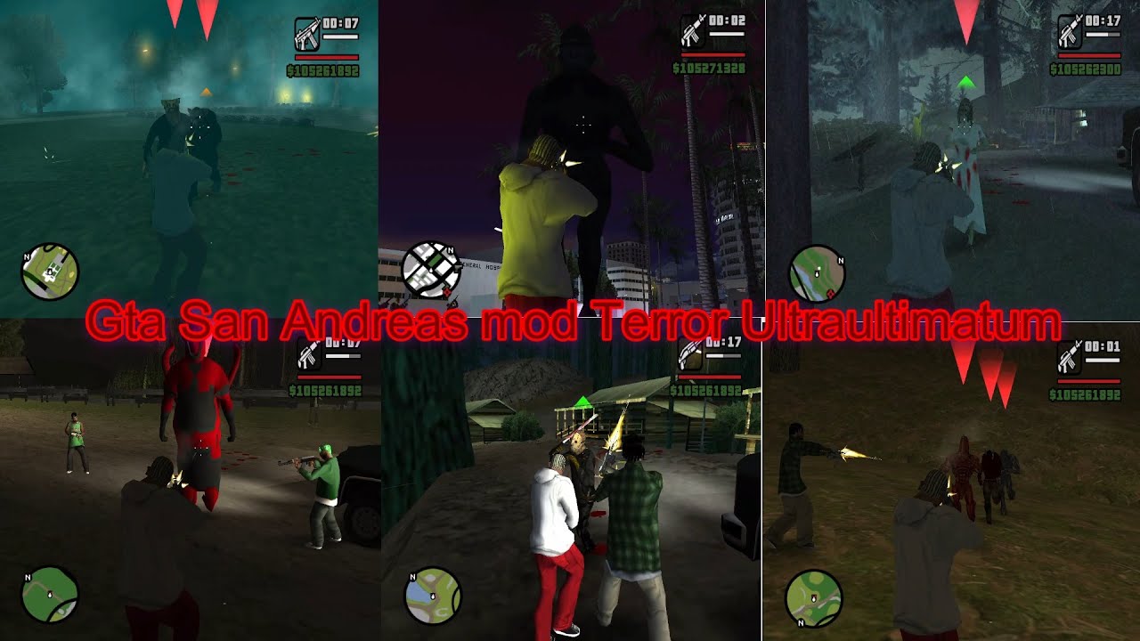 Gta San Andreas Mod Terror Ultraultimatum | Todos los misterios (Clasicos) | Parte 1