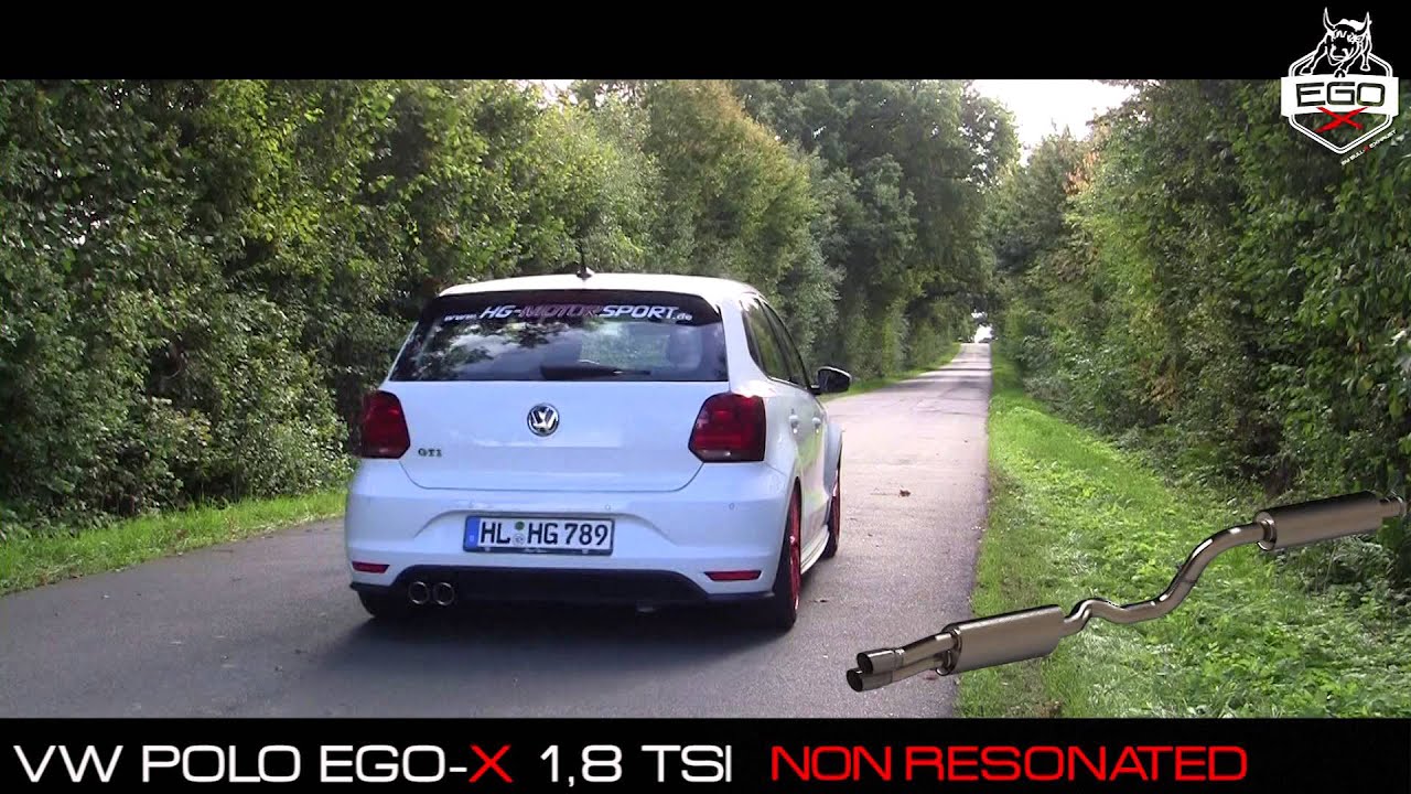 VW Polo 6R 6C Exhaust Sound 2,75