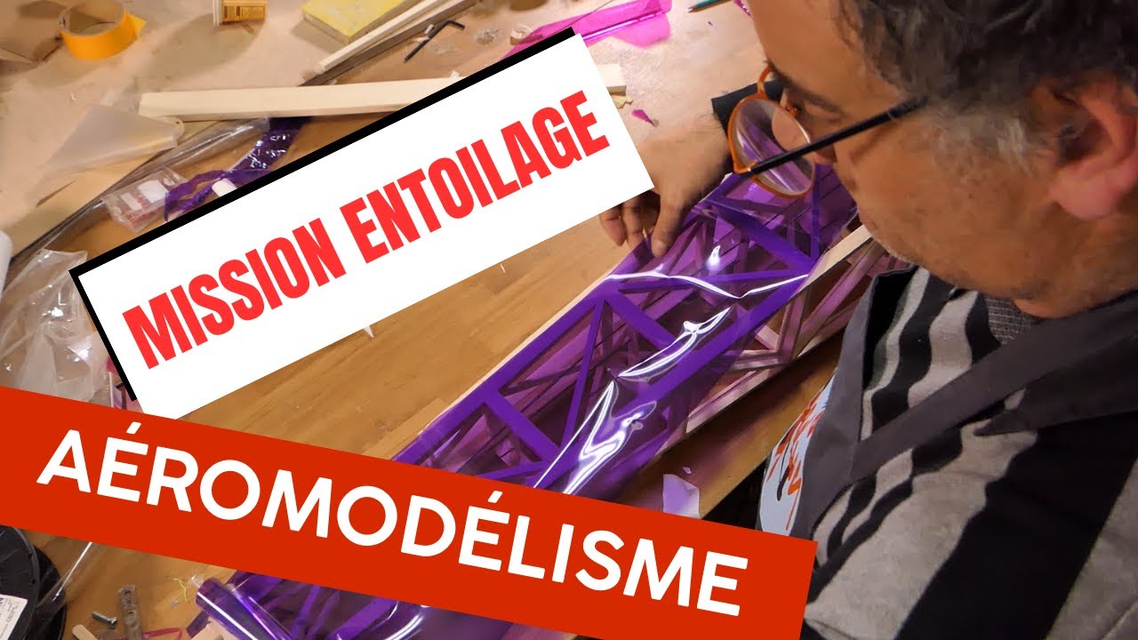 Construire un avion RC épisode 9: Comment entoiler et finir facilement un fuselage de biplan RC