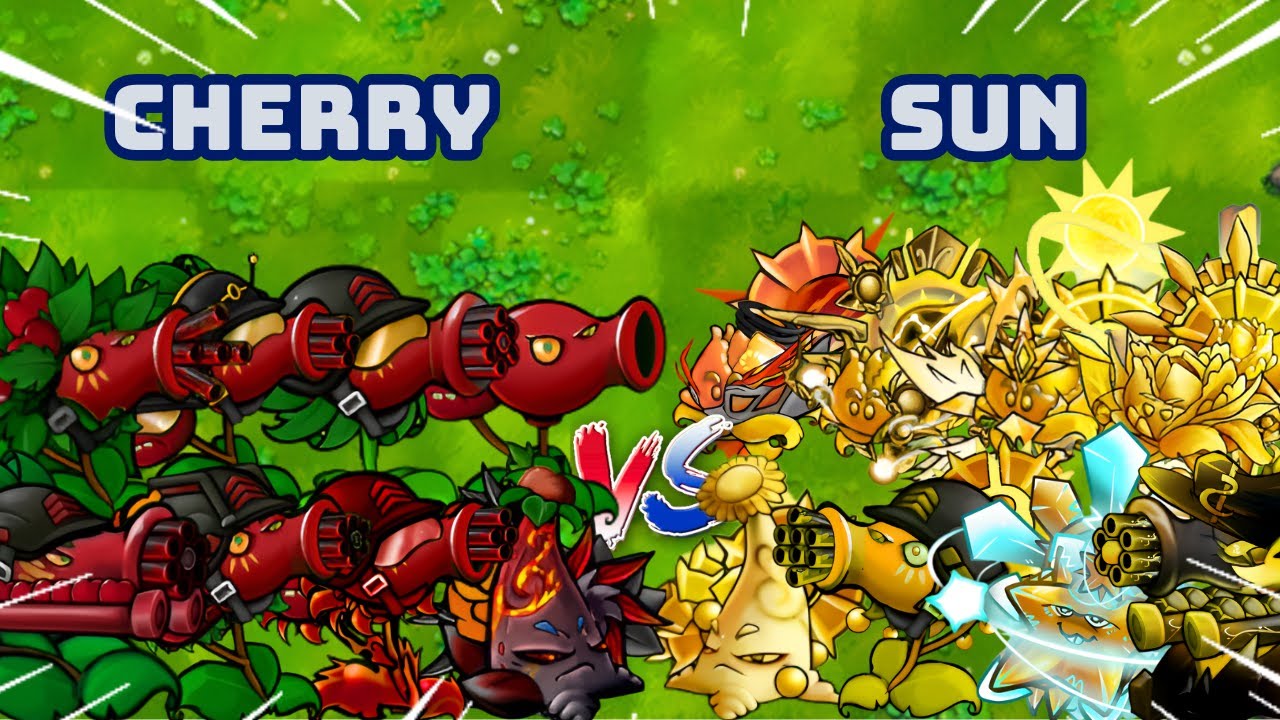 PvZ1 Fusion 3.1 Challenges!!! Team Cherry Bomb Vs Team Sun | Who Will Win???