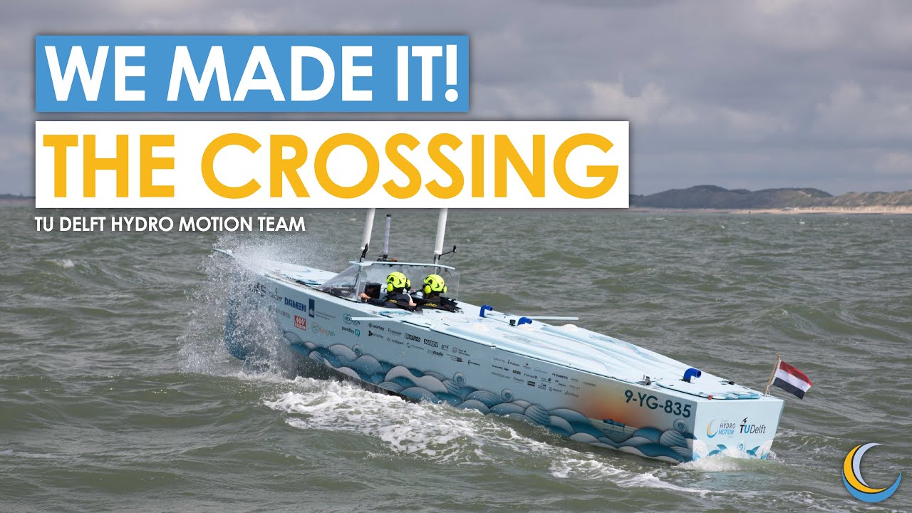 The first ever hydrogen-powered boat to cross the North Sea! | TU Delft Hydro Motion Team