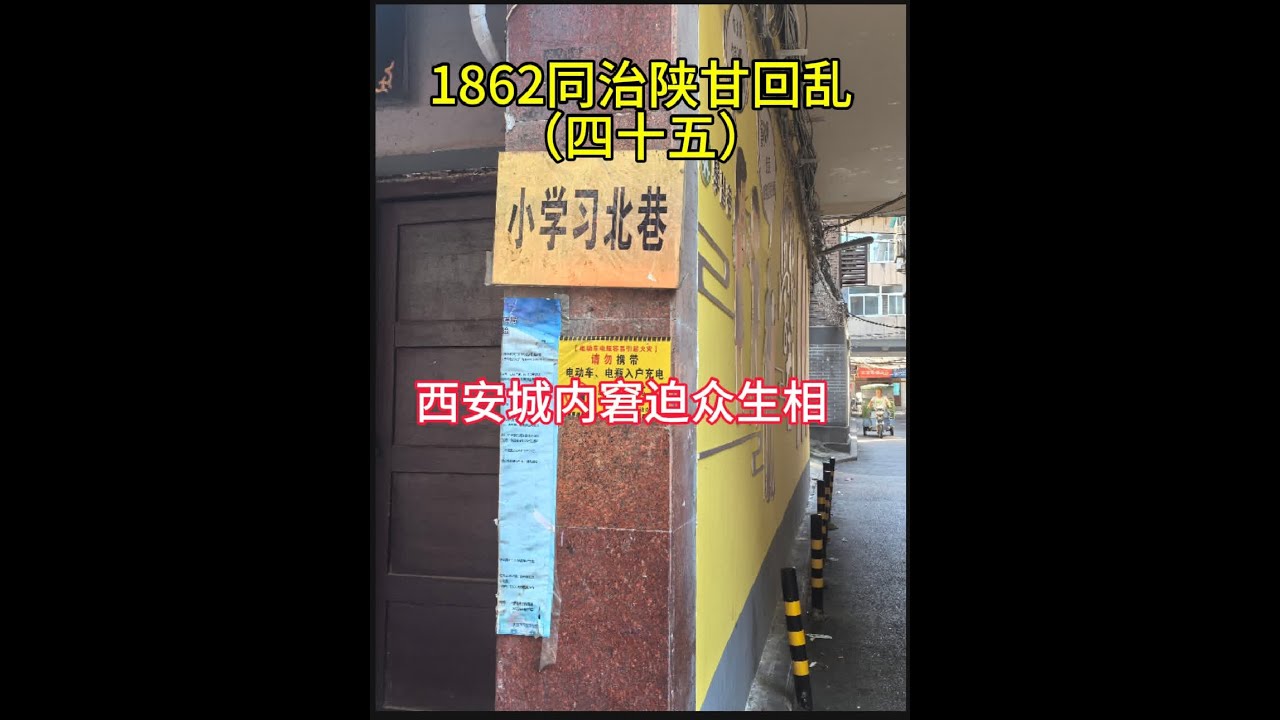 1862同治陕甘回乱，西安城内众生相 西安城内外现状1862年同治回乱事件，钦差大臣胜保给朝廷奏折如下：时王阁村等处虽有回巢，而西安各属回村甚多，尚无蠢动。讵料梅锦堂乘间纠合汉团二千余人，先将长安