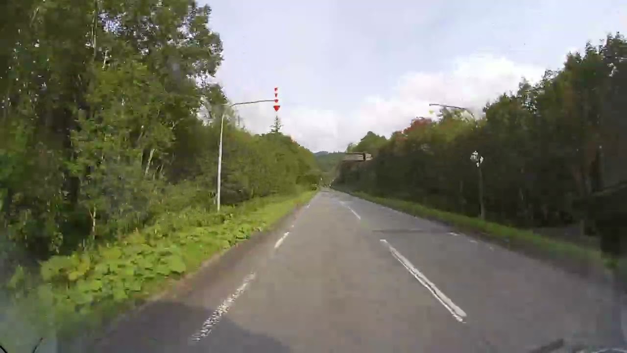 道道291号 上富良野市街～十勝岳温泉駐車場