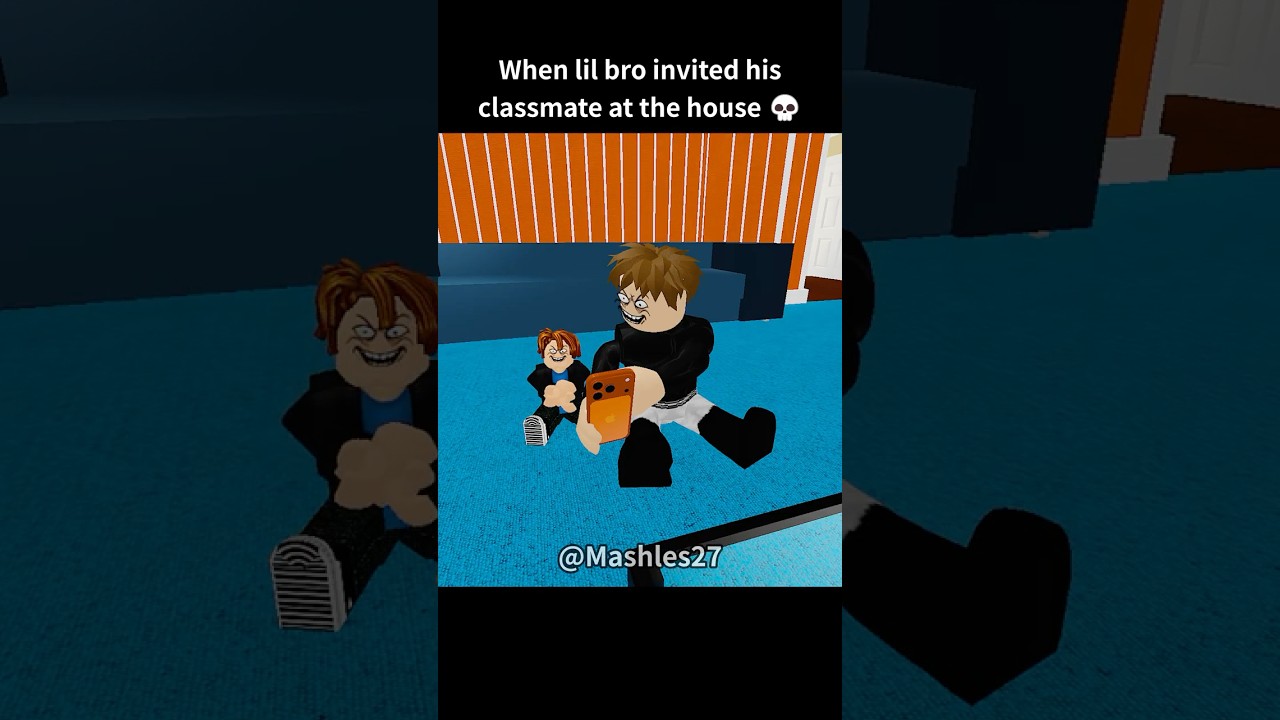 Bro's tired of his lil bro 😭 #roblox #shorts #robloxanimation #usa