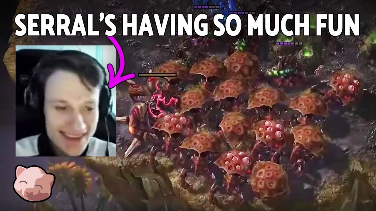 Never seen Serral SO HAPPY playing StarCraft! | 2v2s with TIME in WTL