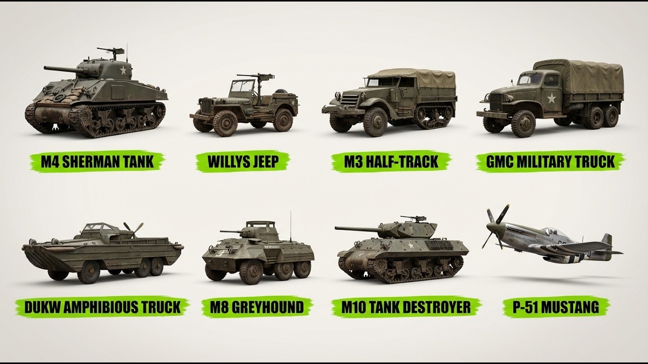 Every U.S. Vehicle Used in World War II