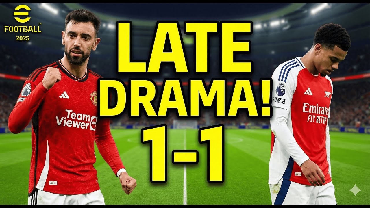 Can We Come Back? Man Utd vs Arsenal & Aston Villa | eFootball 2025