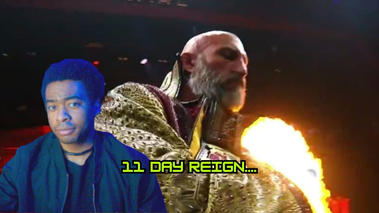 11-day title reign for Tommaso Ciampa....