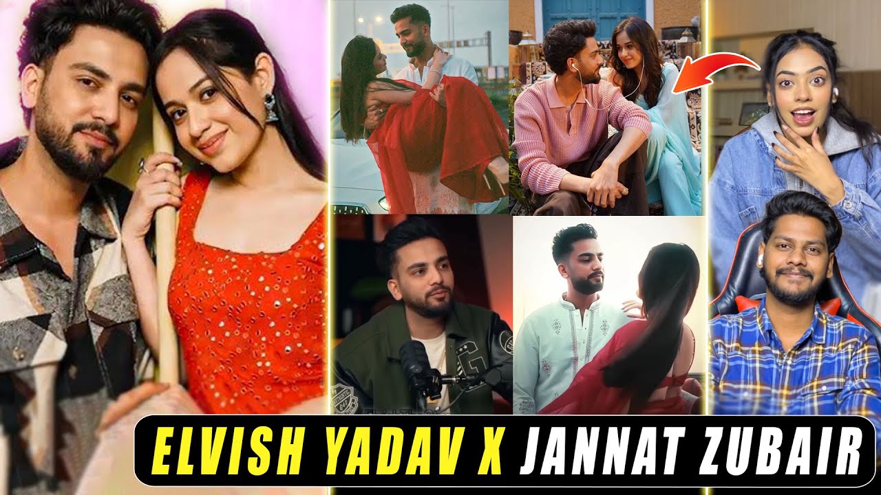 Elvish Yadav and Jannat Zubair Edits Reaction 😍 | Elvish Yadav new Song 😱