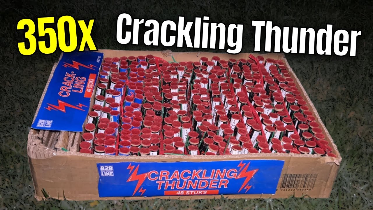 350x Crackling Thunder | Vuurwerk