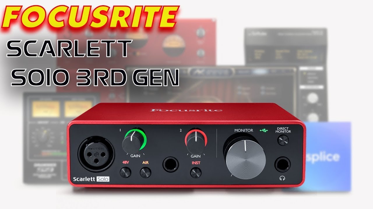 Review Sound Card | Focusrite Scarlett Solo Gen3 | Studio Gear