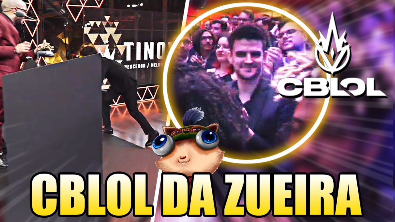 KAMI INFILTRADO E TIN CAINDO NO PALCO - PRÊMIO CBLOL DA ZUEIRA