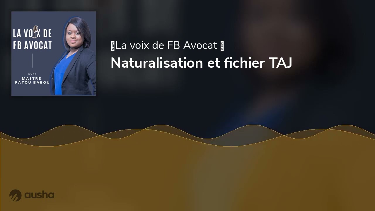 Naturalisation et fichier TAJ