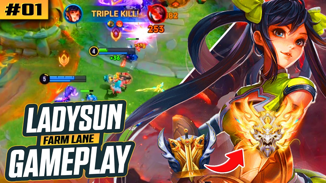 INSANE Lady Sun Burst Damage | Honor of Kings India Gameplay