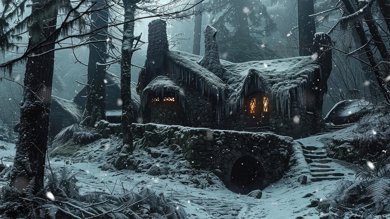 The Winter Burrow of Elderstone | Celtic Medieval Winter Ambience for Relaxation & Deep Focus