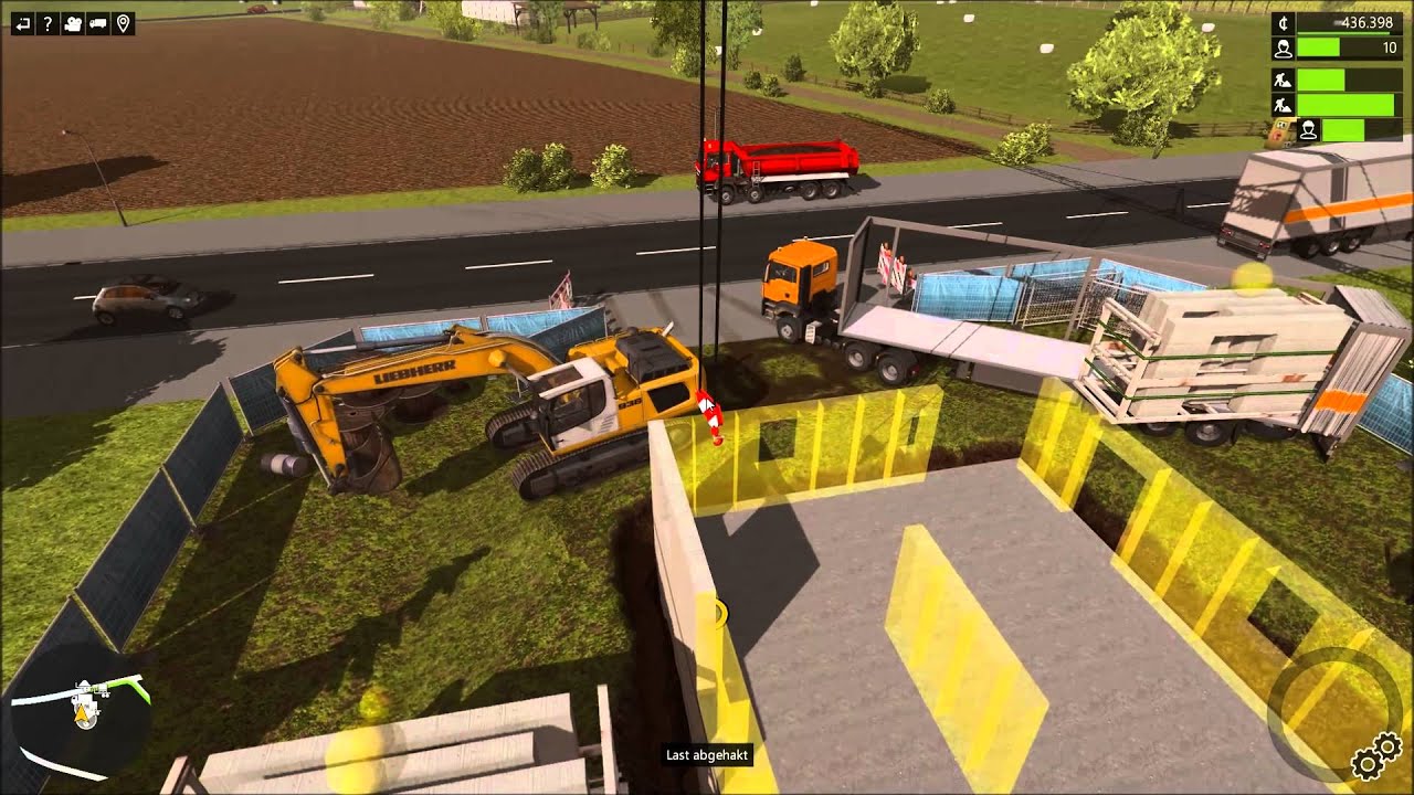 Let's Play Bau Simulator 2015 Teil 44 - Modernes Haus mit Flachdach und großem Teich | Liongamer1