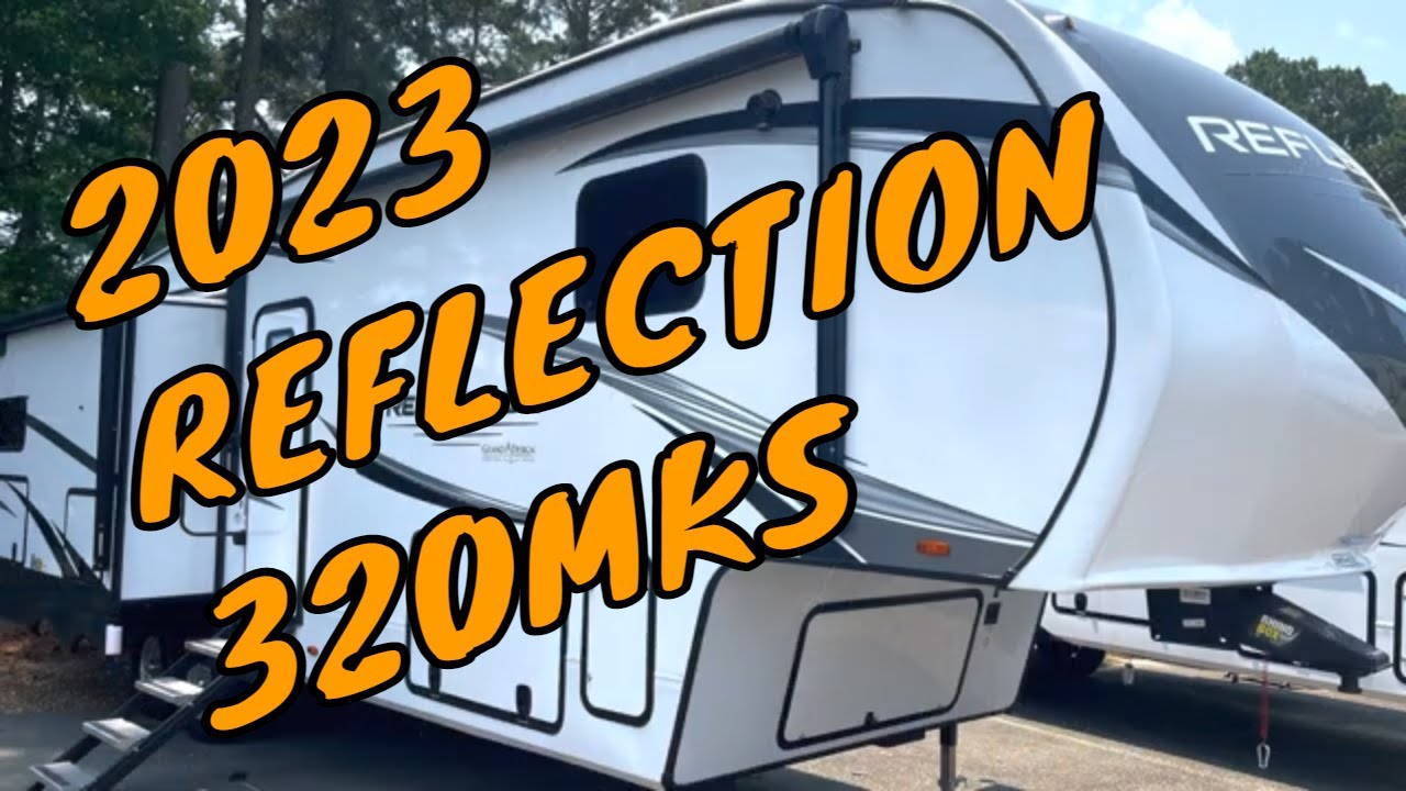 NEW 2023 GRAND DESIGN REFLECTION 320MKS 5TH WHEEL Dodd RV WALKTHROUGH SOLAR ISLAND WORK STATION DESK