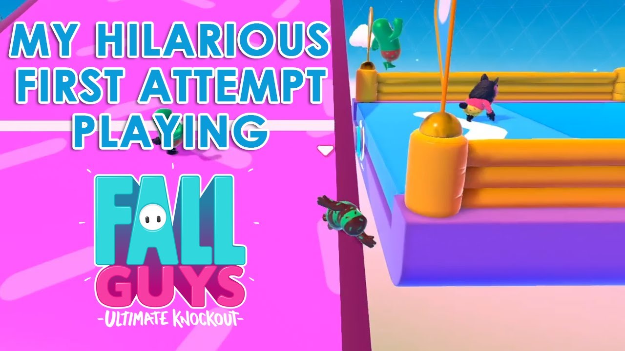 My Hilarious First Attempt Playing Fall Guys: Ultimate Knockout!