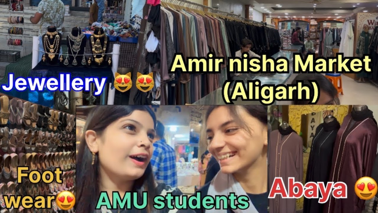 Alighar  Amir Nisha Market AMU students ||InayatVlog||