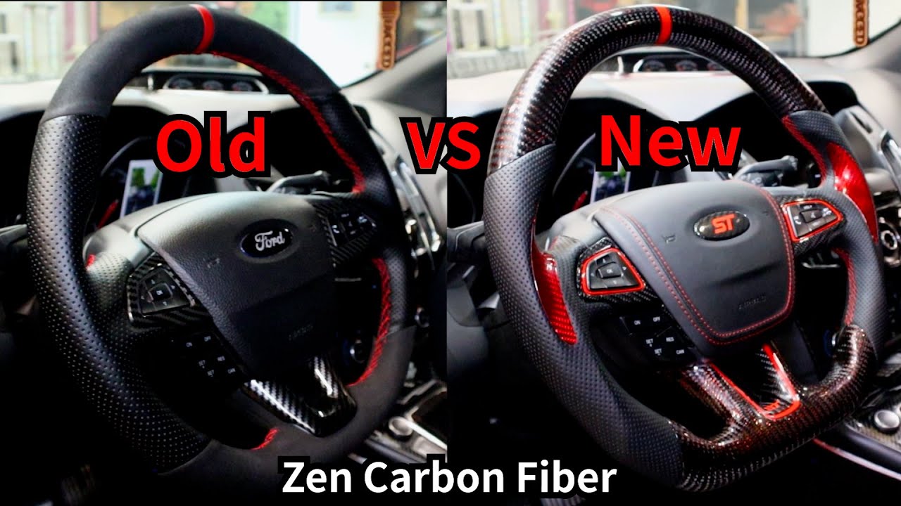 How To Install Zen Carbon Fiber Steering Wheel On Ford Focus ST | IN DEPTH