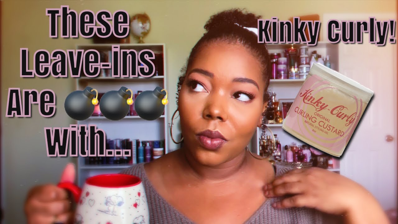 The BEST LEAVE-INS For Kinky Curly Curling Custard | Wash n Go Combos for Natural Hair!
