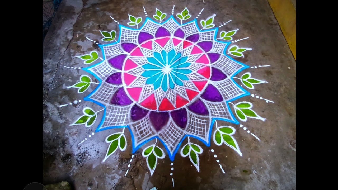 Margazhi maadha kolam , simple rangoli kolam , early morning kolam for beginners 