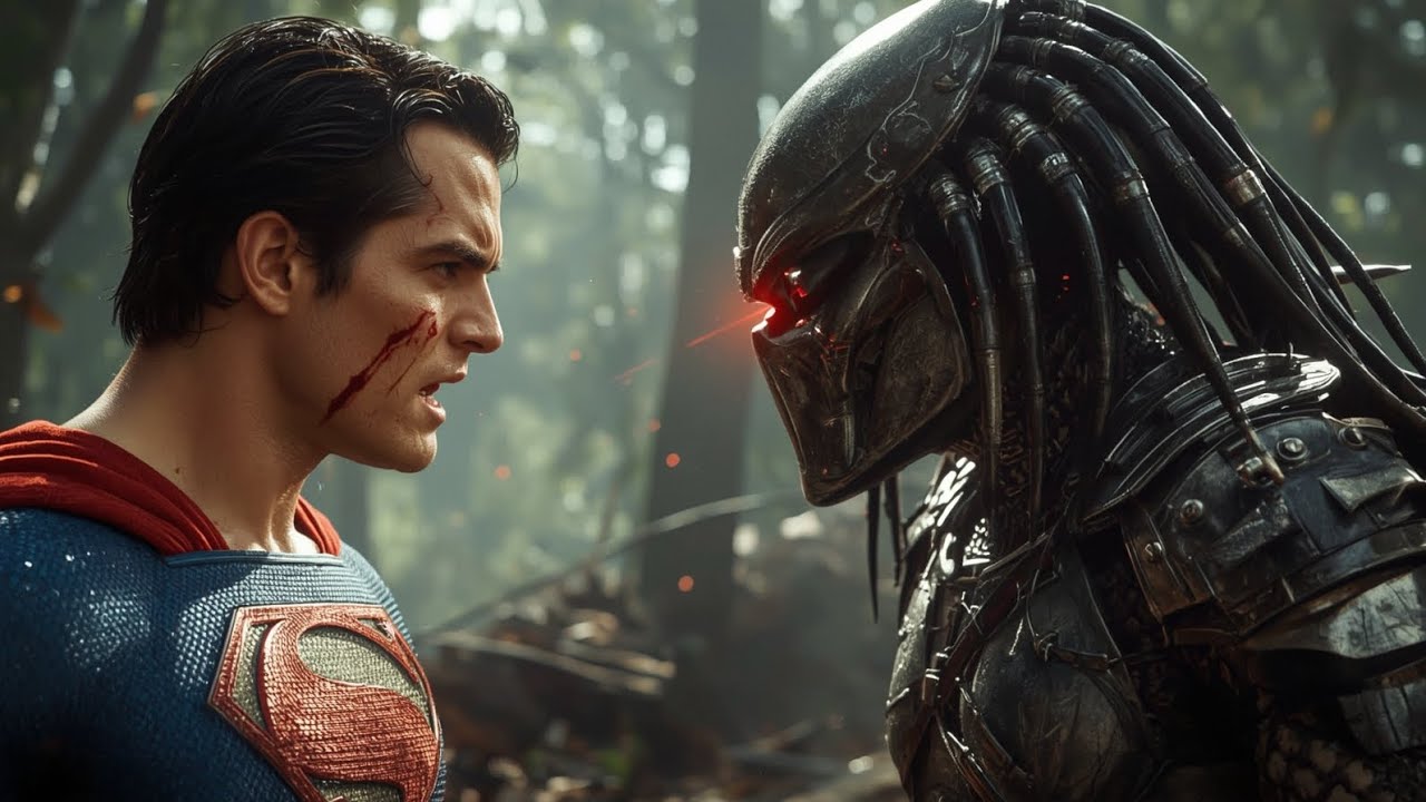 Superman vs Predator | Epic Jungle Fight Scene | Cinematic Battle in 4K