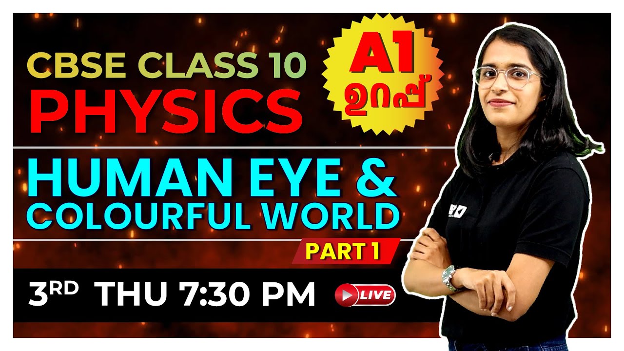 Class 10 CBSE | Physics | Human Eye and Colourful World | Part 1| CBSE Exam | Exam Winner