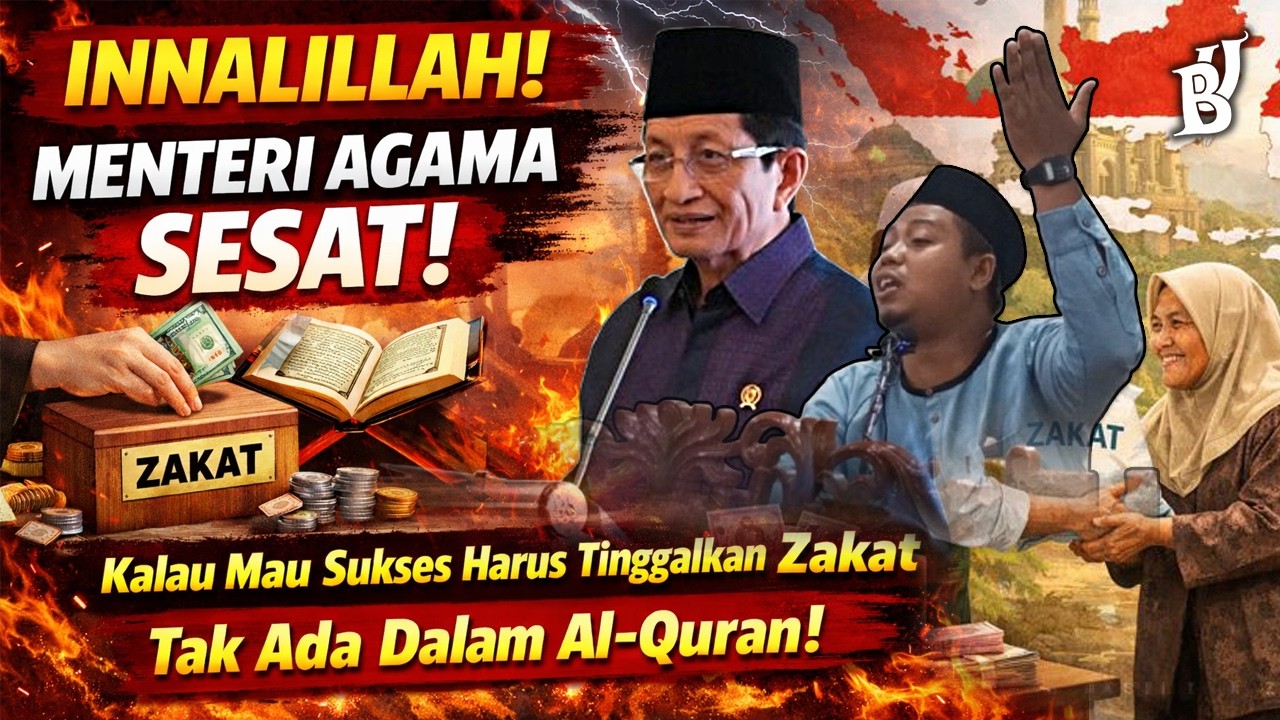 Innalillah! Menteri Agama SESAT! Kalau Mau Sukses Harus Tinggalkan Zakat, Tak Ada Dalam Al-Quran