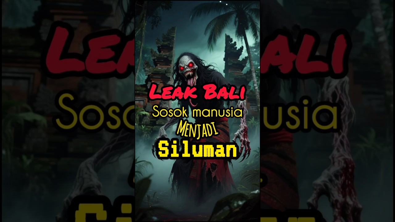 Leak Bali: Sosok manusia menjadi siluman #leakbali #misteribali #hantunusantara #hororindonesia