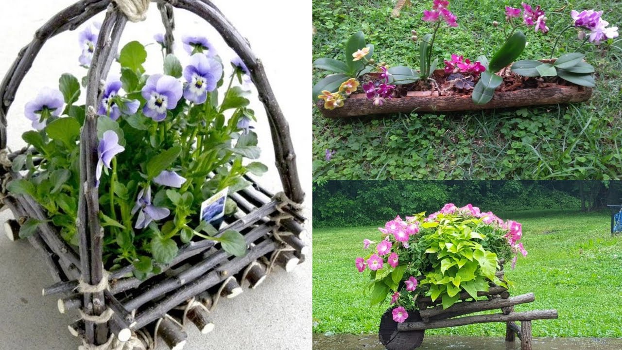 Decoração de Jardim com Sobras de Galhos: Uma Ideia Criativa e Sustentável!