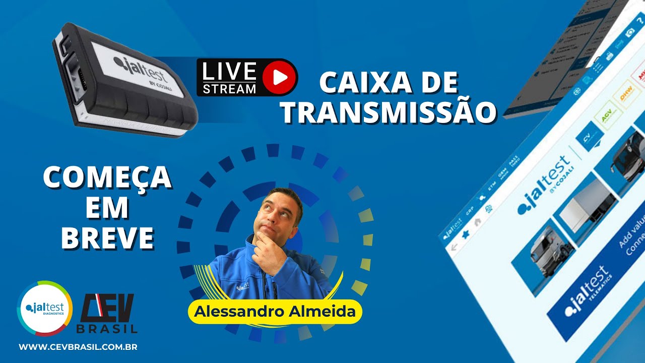 Live JALTEST - caixa de transmissão