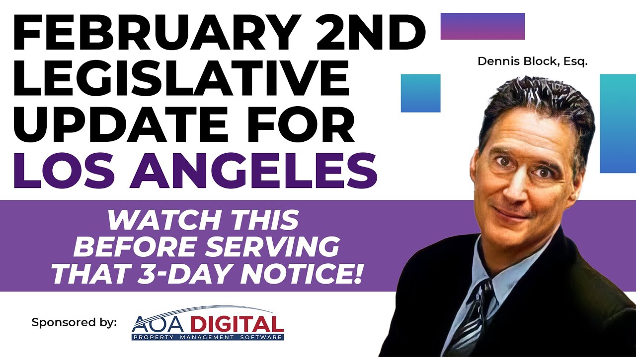 Legislative Update for Los Angeles