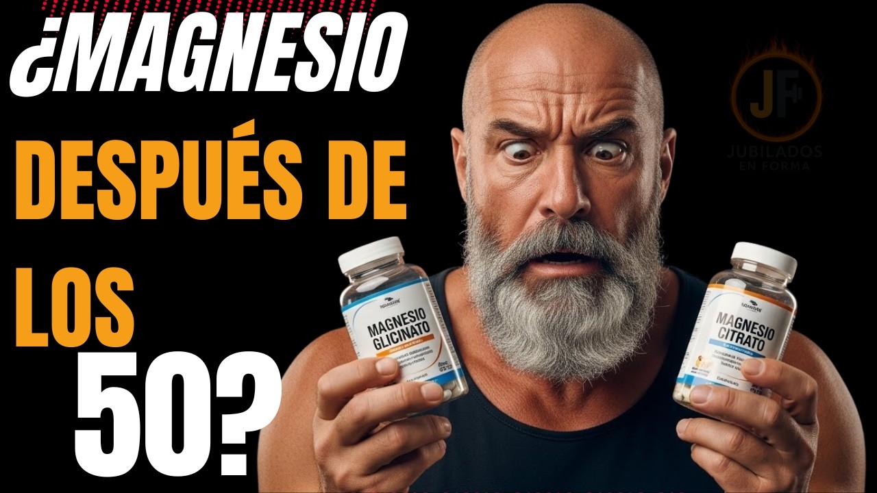 Esto es lo que pasa con el magnesio glicinato vs citrato, después de los 50