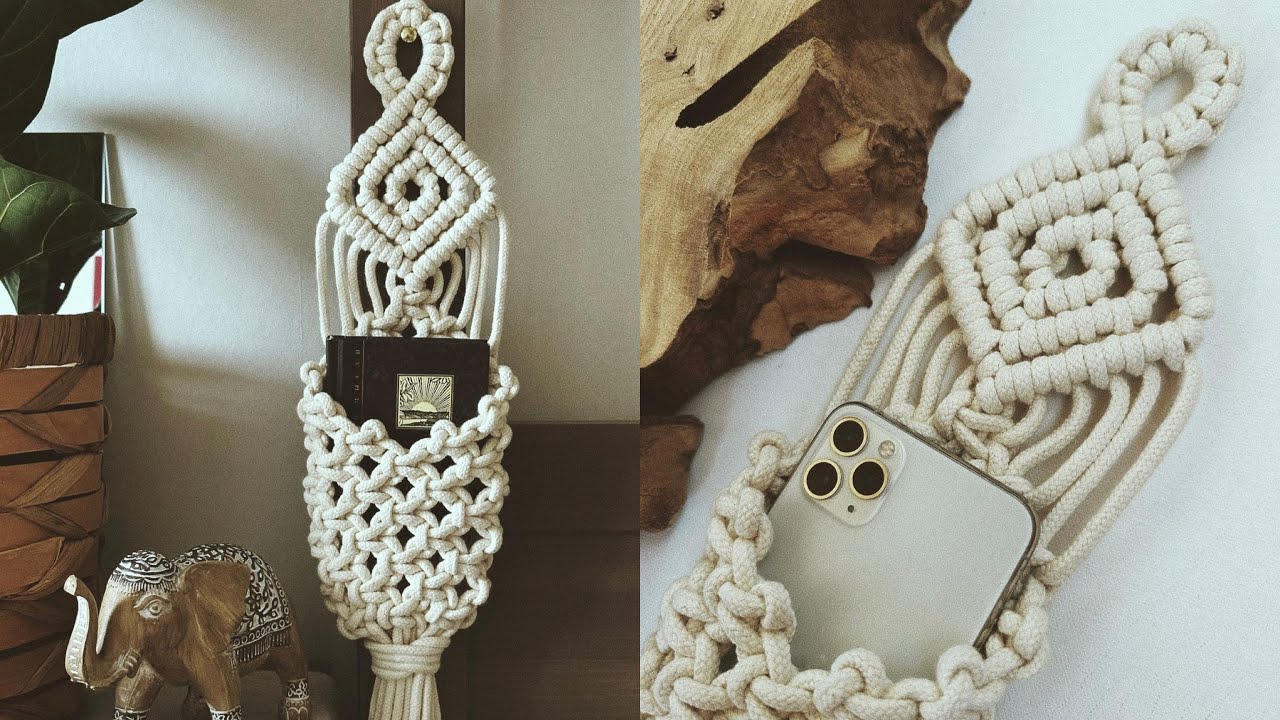 DIY: Tutorial EASY Macrame Bedside Pocket