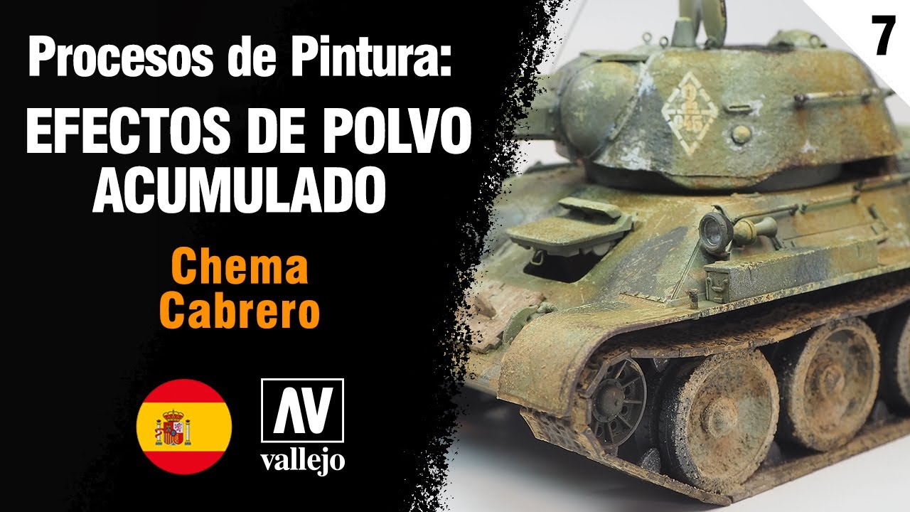 🇪🇸 #7 PROCESOS DE PINTURA: EFECTOS DE POLVO ACUMULADO por Chema Cabrero ✨