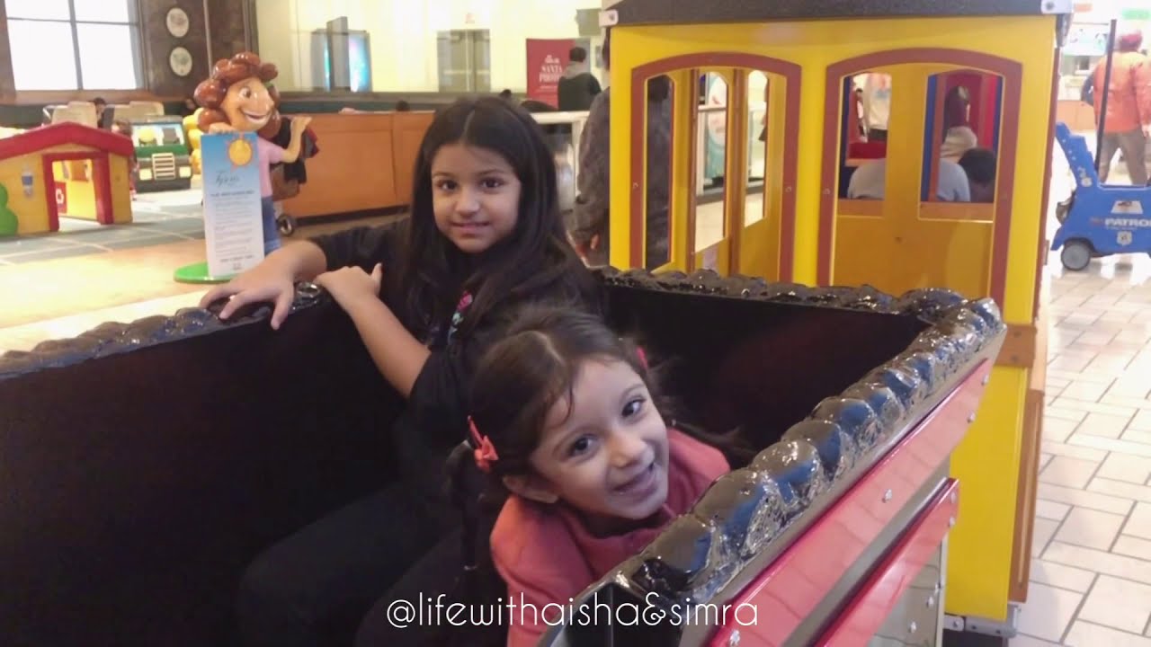 Our Visit to the Mall, Train Ride, Lego and Disney Store fun!