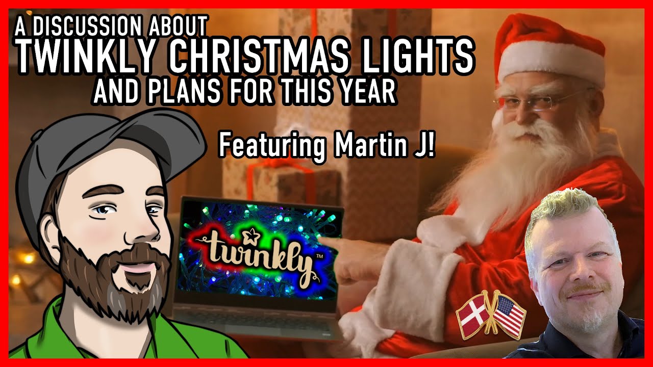 2021 Twinkly Christmas Lights - Our Experience & Plans - Featuring Martin J