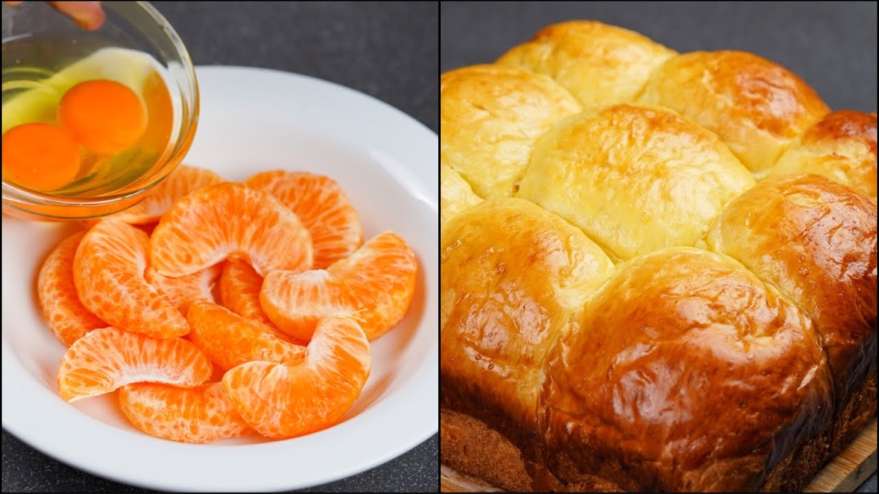 I ADDED EGG WITH ORANGE & RESULT WAS AWESOME | ORANGE BREAD RECIPE | SOFT & FLUFFY ORANGE BREAD