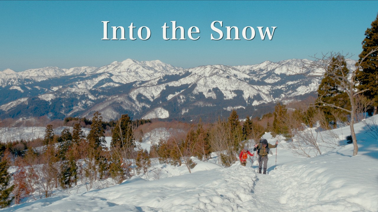 Quiet Winter Hiking and Snowshoeing in Japan | Ambient Hiking Film