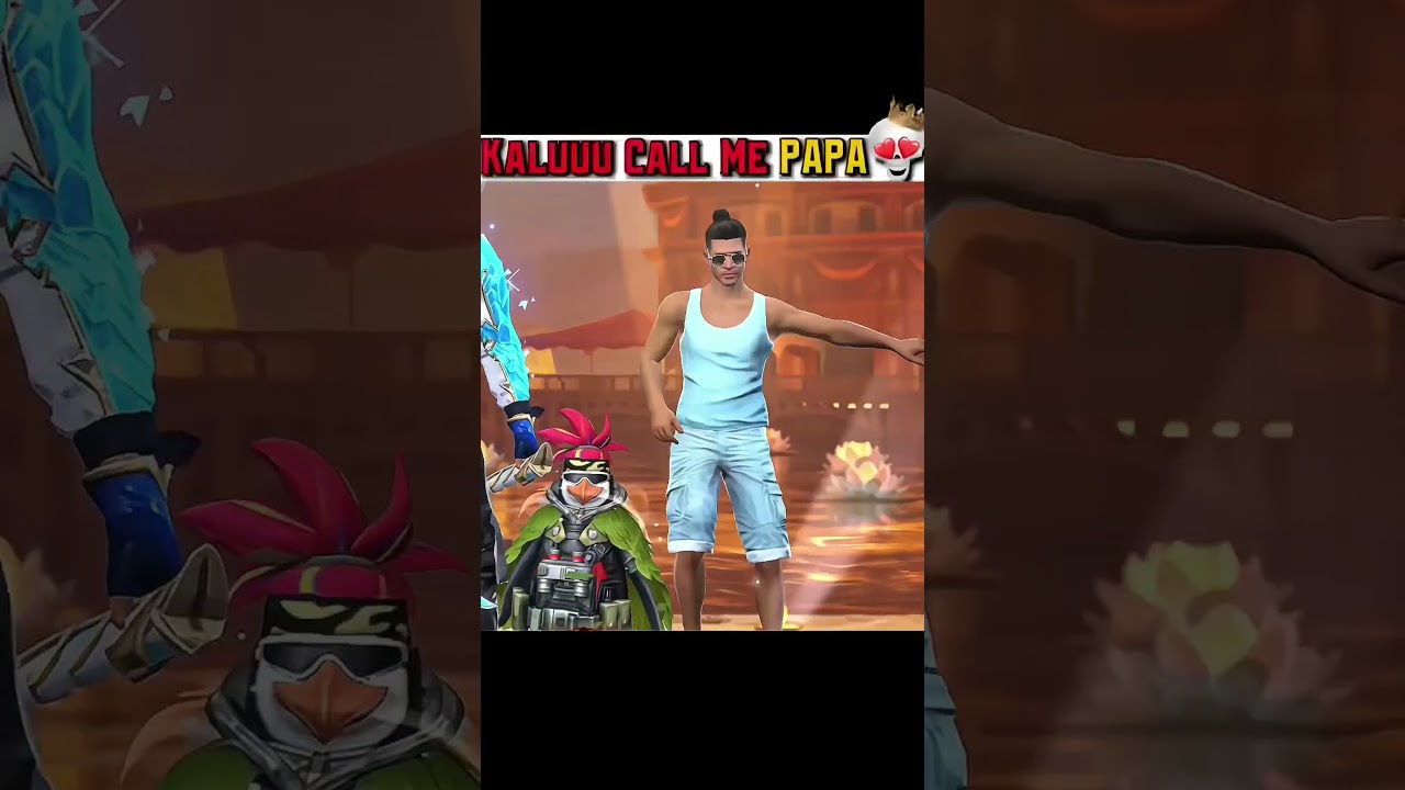 Coll Me Papa Kaluuu🤙🗿 Wait For End 👊🤡 #freefire #funny#shorts#trending