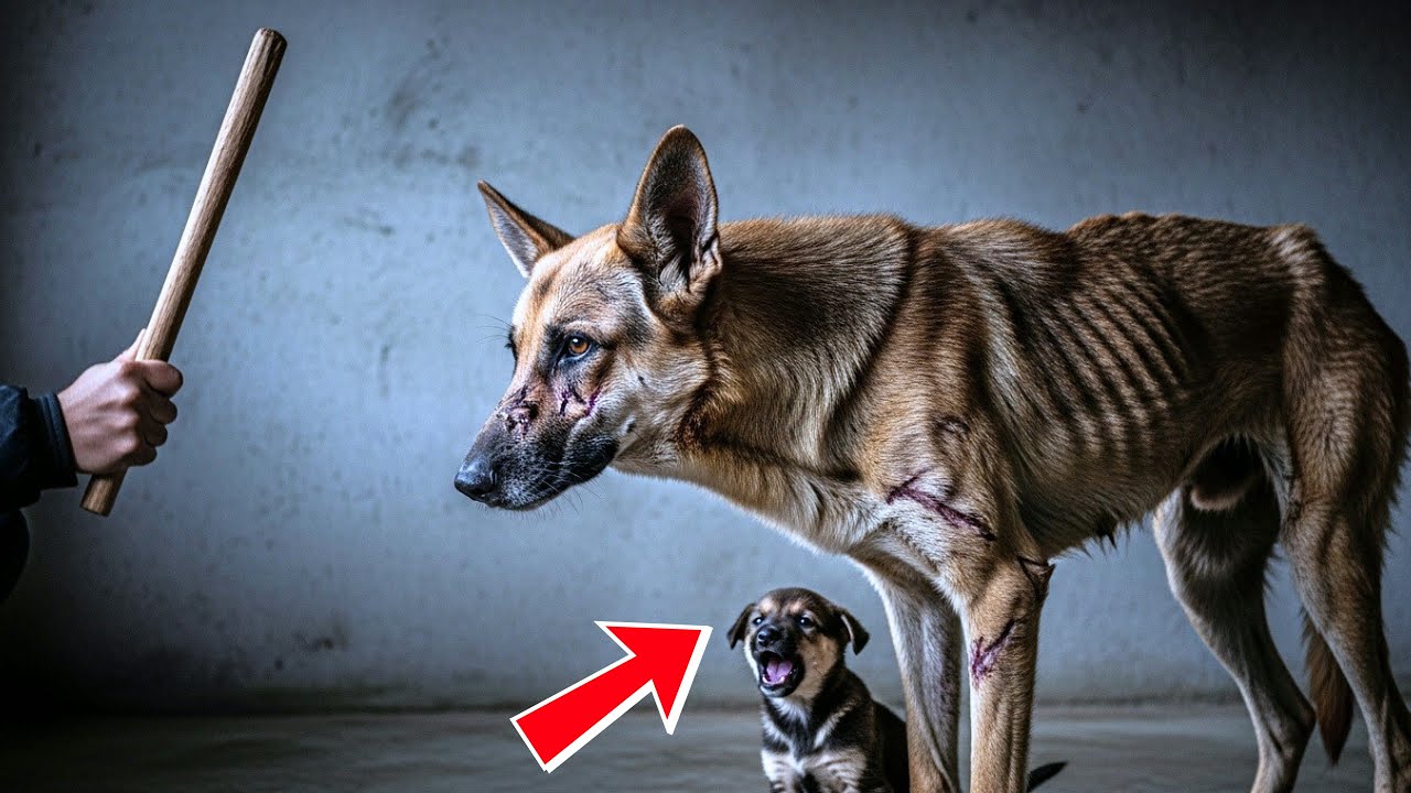Un Homme Bat Une Chienne Devant Son Chiot&mdash;La Suite Bouleverse Tout Le Monde Aux Larmes