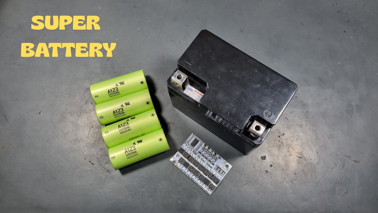 Make Super Large Current 120A Motorcycle Starter Battery