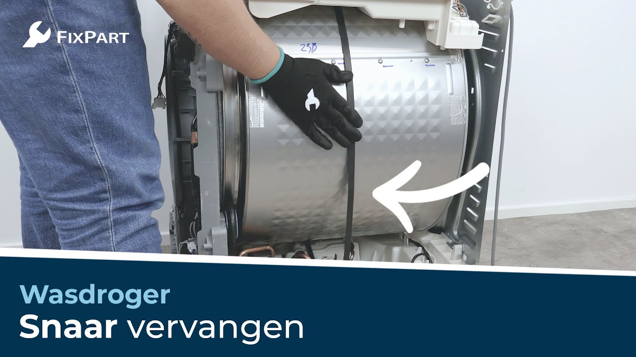 Hoe vervang ik de snaar van mijn wasdroger? - FixPart