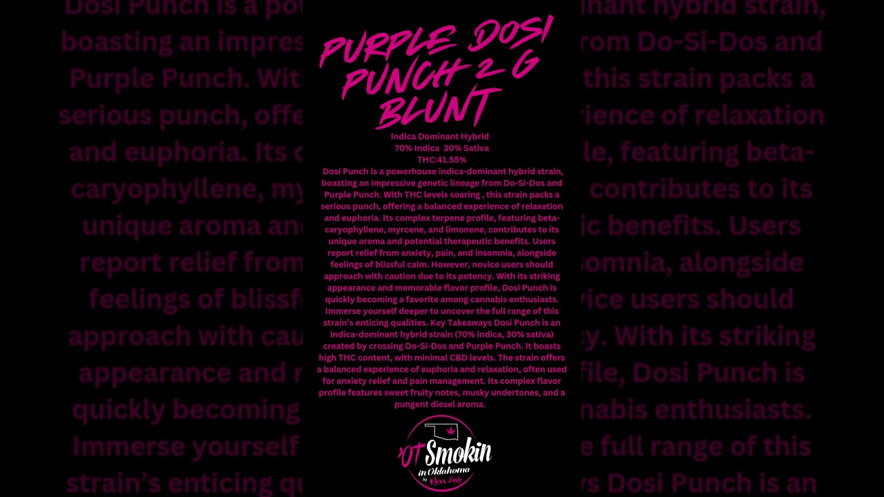 PURPLE DOSI PUNCH2G BLUNT  REVIEW