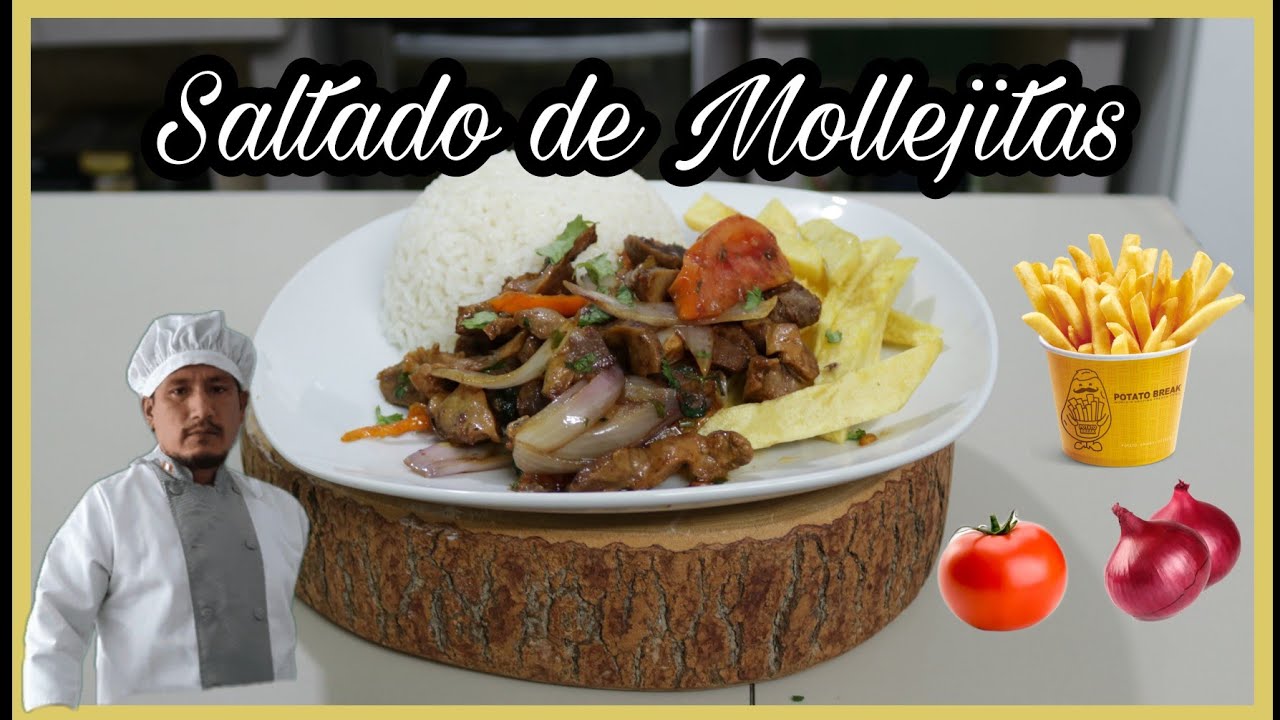 recetas con mollejas de pollo peruano / SALTADO DE MOLLEJAS